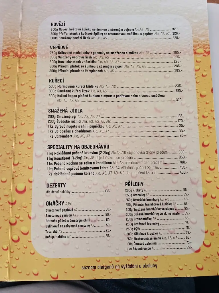 Menu_Restaurace U Bony_Hýskov_image_1