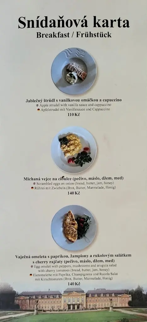 Menu_Restaurant Chateau Dobříš_Dobříš_image_2