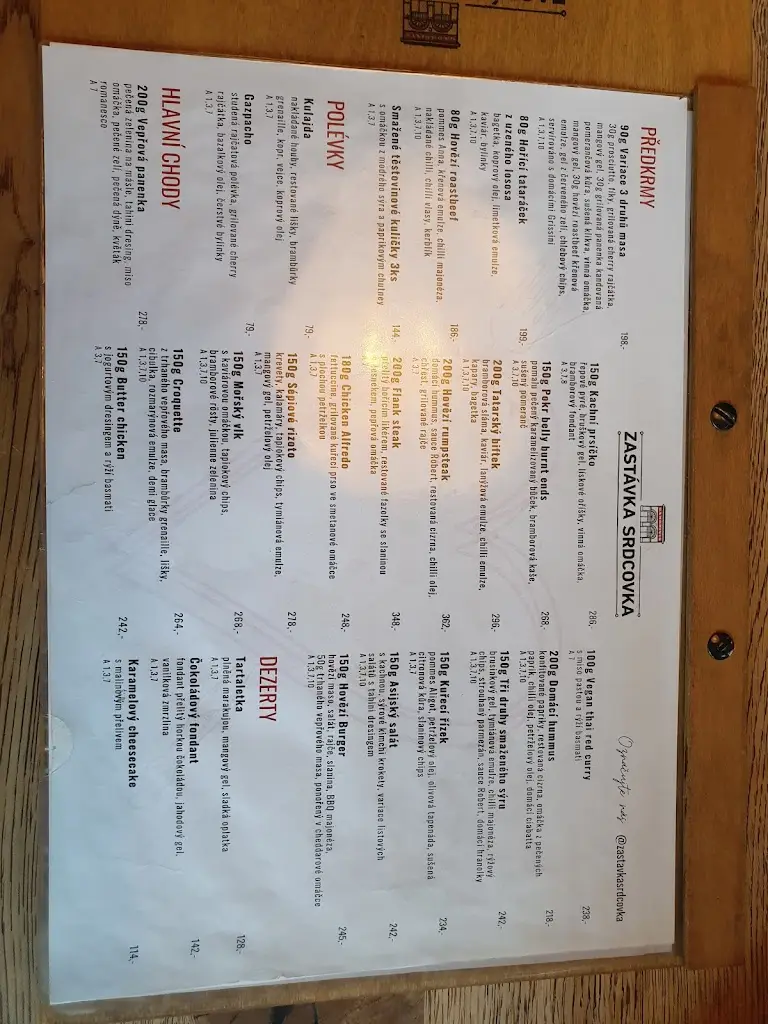 Menu_Zastávka Srdcovka_Dobříš_image_3