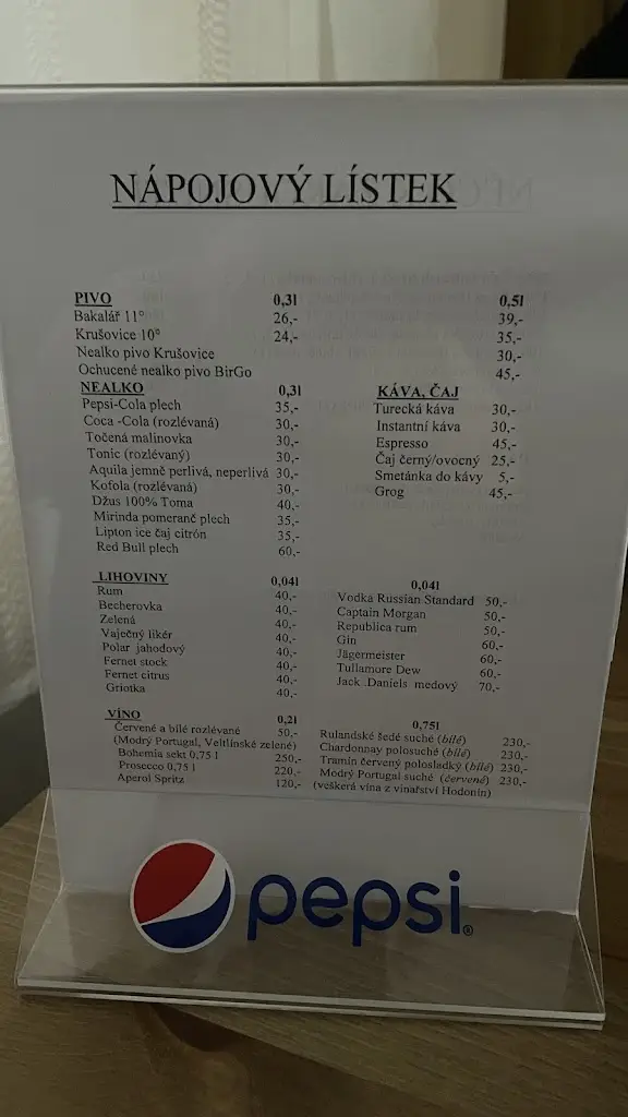Menu_Restaurace Dělnický Dům Kamenné Žehrovice_Kamenné Žehrovice_image_1