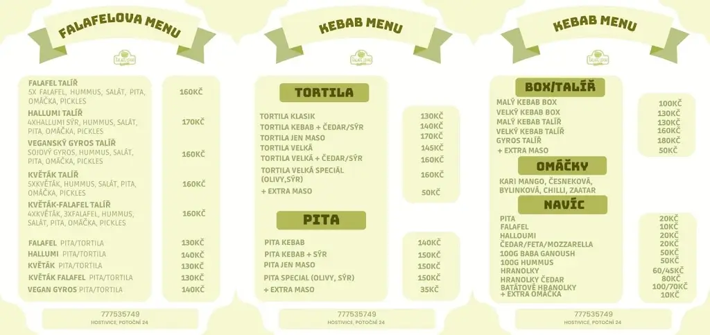 Menu_Kebab And Falafelova, Hostivice_Hostivice_image_1