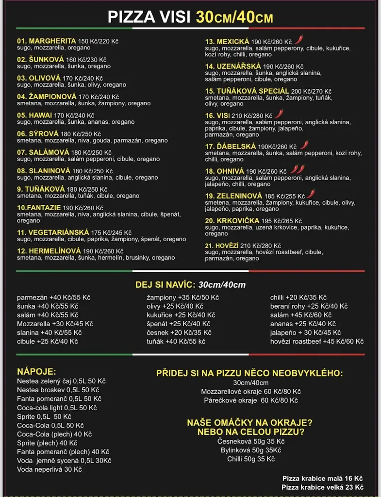Menu_Pizza Visi Hostivice_Hostivice_image_1