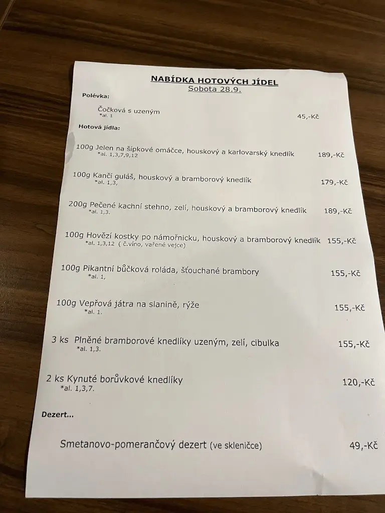 Menu_U Pramene_Hradištko_image_1