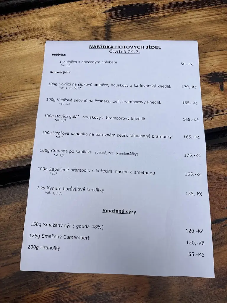 Menu_U Pramene_Hradištko_image_2