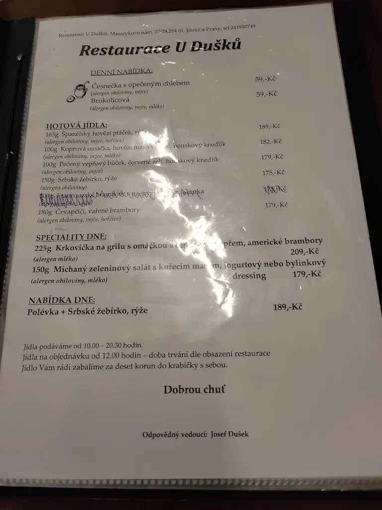 Menu_Restaurace U Dušků_Jílové u Prahy_image_1