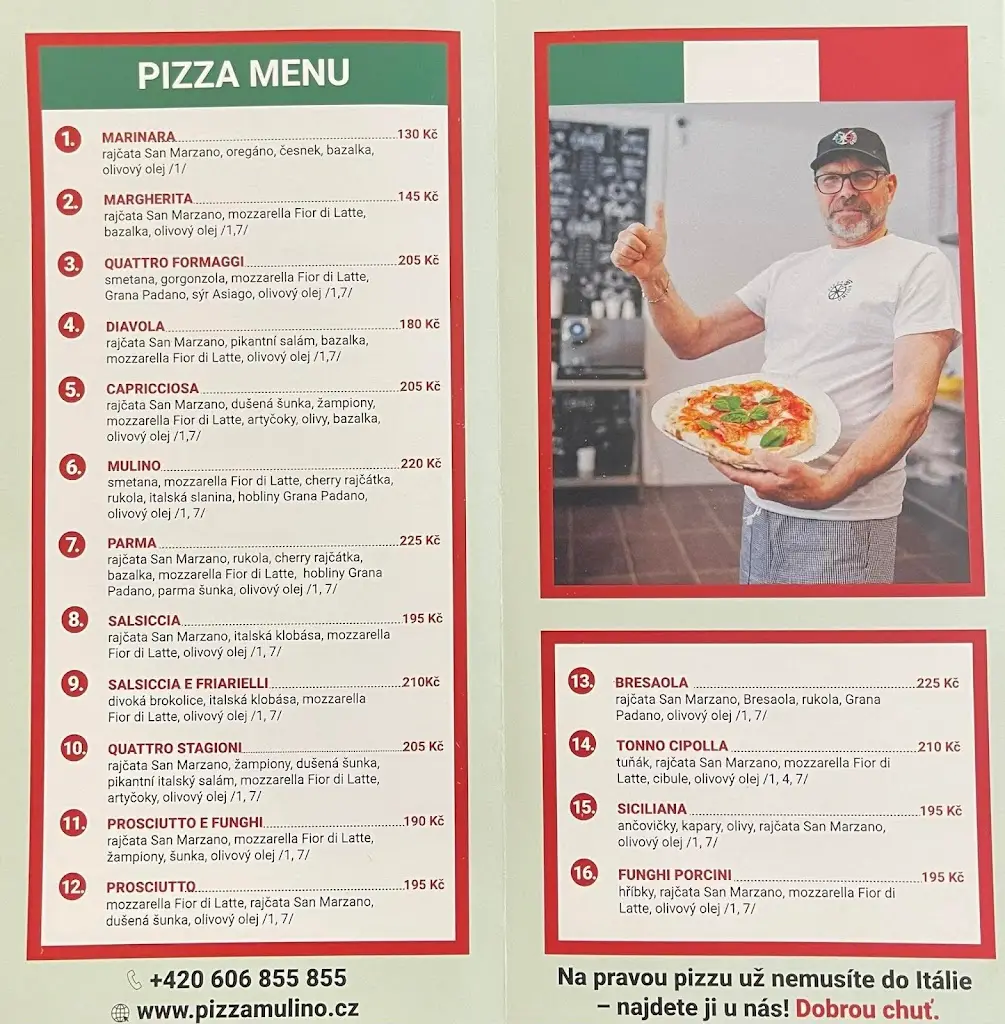 Menu_PIZZA MULINO - pobočka Kabáty_Jílové u Prahy_image_1