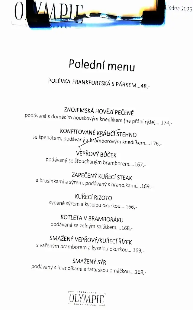 Oldřich Kratina_Restaurace Olympie Dolní Břežany_Dolní Břežany_review