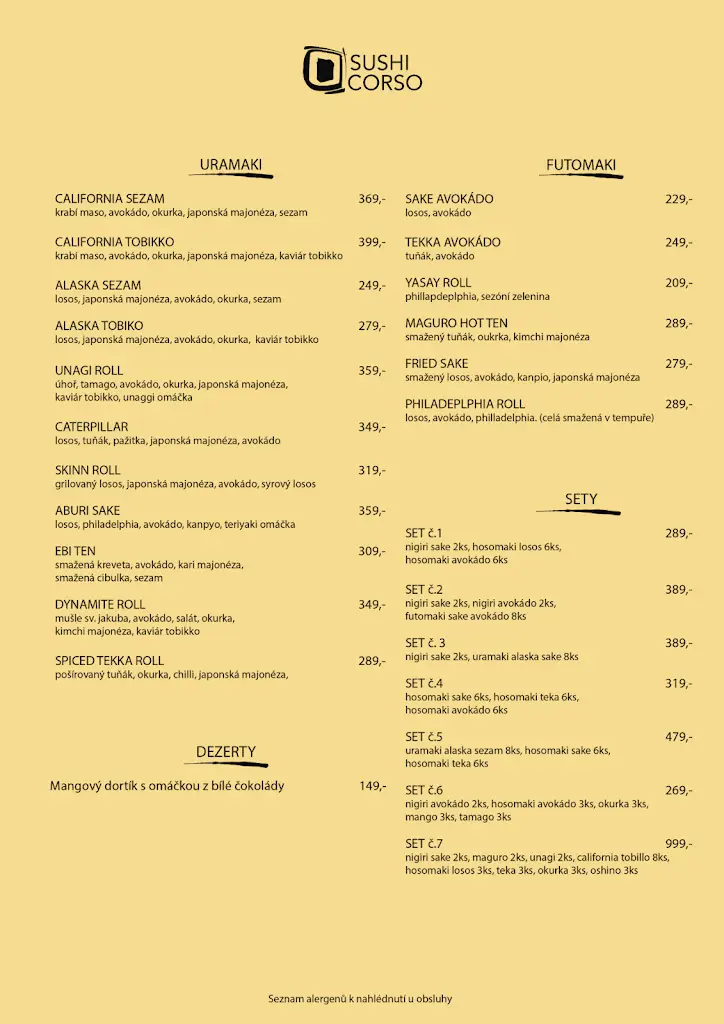 Menu_Sushi Corso_Dolní Břežany_image_1