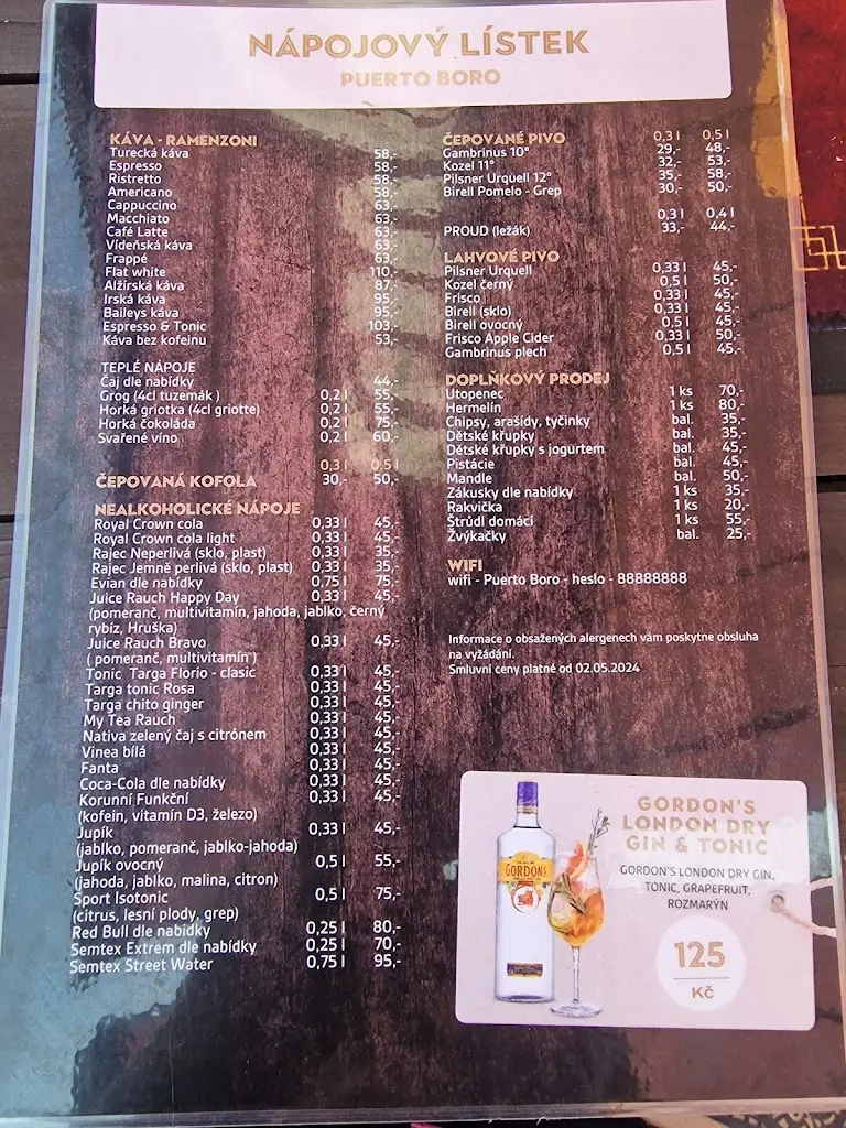 Menu_Puerto Boro_Dolní Břežany_immagine_2