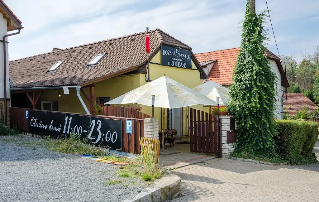 Božská komedie U Roubase restaurant in Dolní Břežany