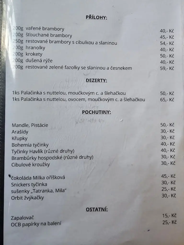 Menu_Sportklub Klecany_Klecany_immagine_2