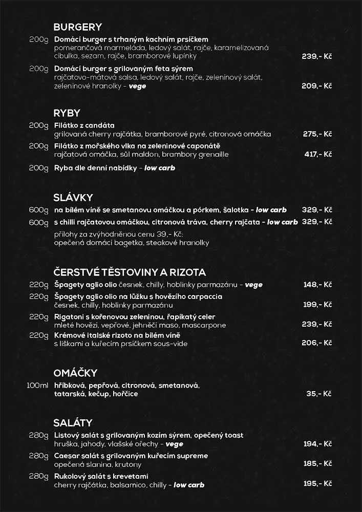 Menu_Restaurace La Musica_Kolín_immagine_1