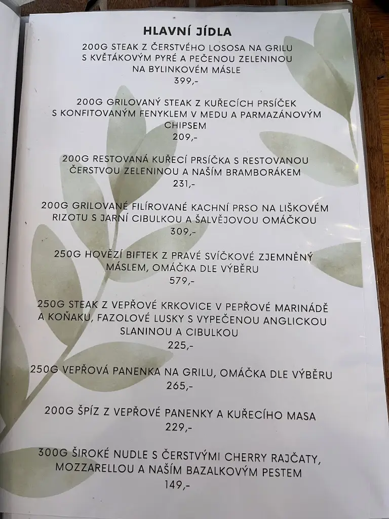 Menu_Naivní restaurant_Kolín_image_2