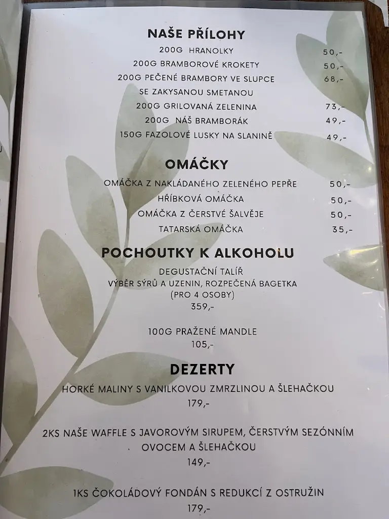 Menu_Naivní restaurant_Kolín_image_4