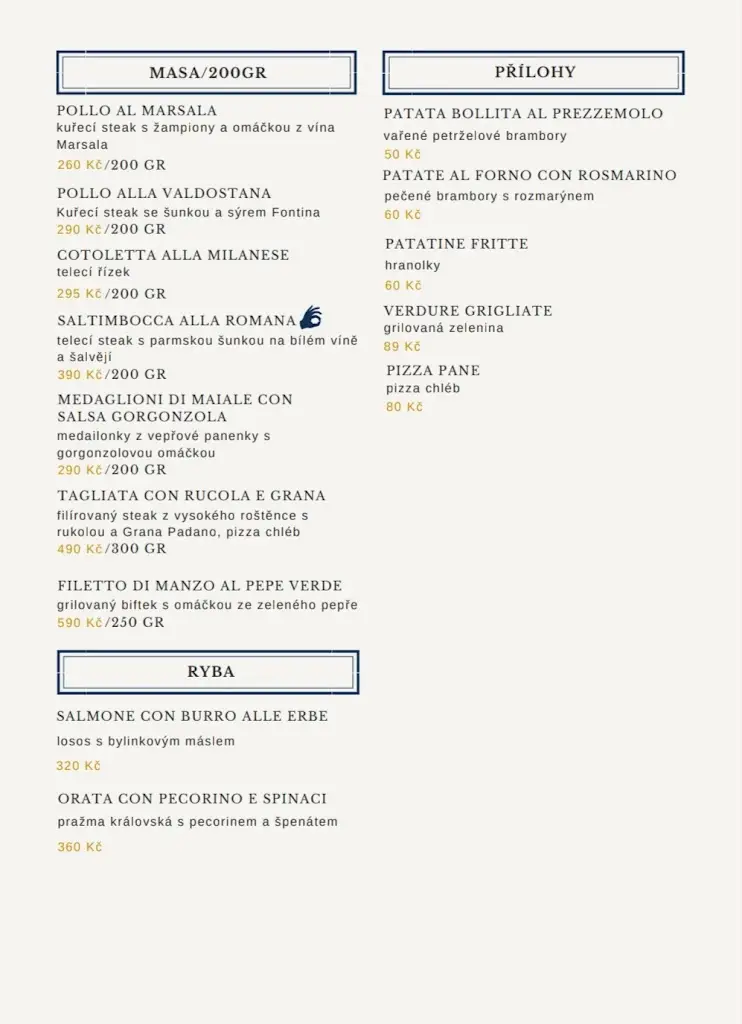 Menu_La Farina Ristorante & Pizzeria_Kolín_image_4