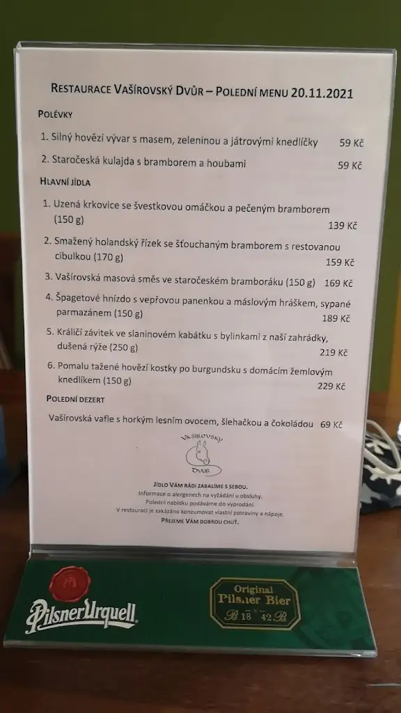 Menu_Restaurace Vašírovský Dvůr_Lány_image_4