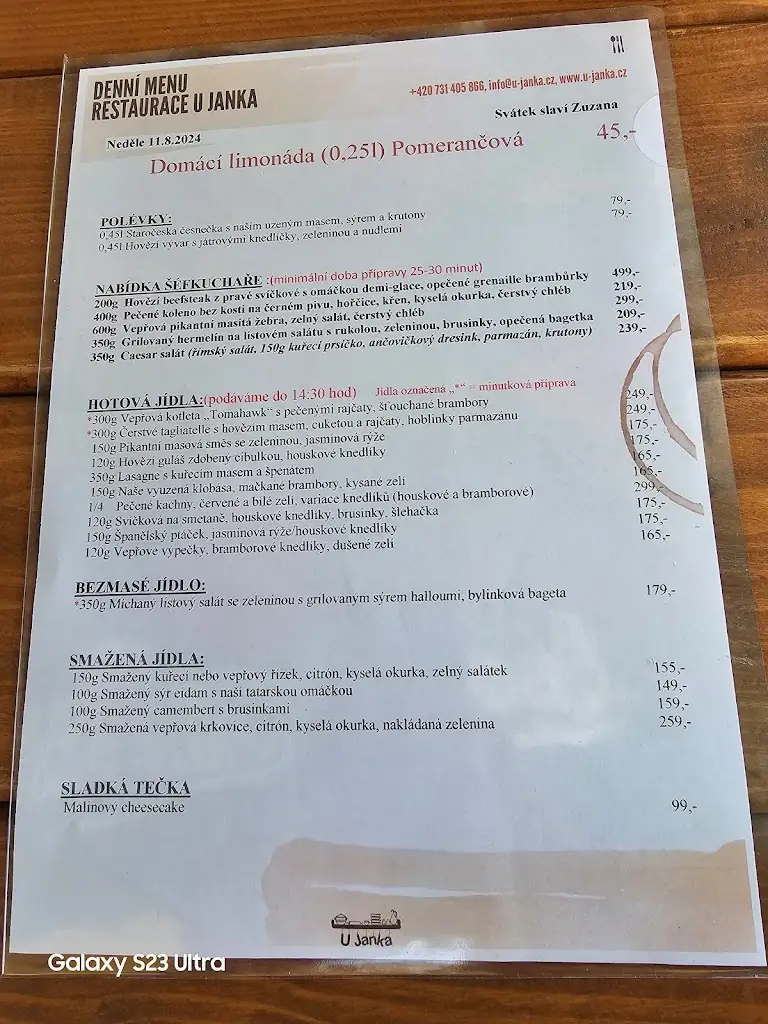 Menu_U Janka_Kosmonosy_image_3