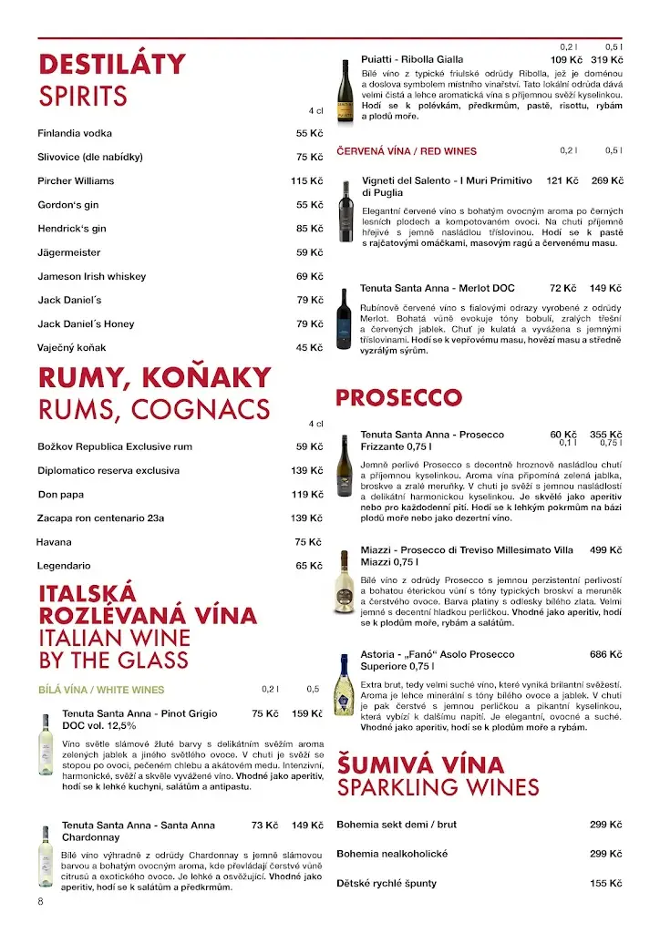 Menu_Restaurace VISTA & Penzion VISTA Mlada Boleslav_Kosmonosy_image_2