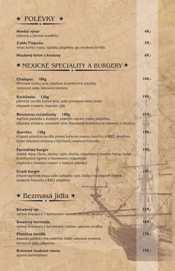 Menu_Barracuda restaurant_Kladno_immagine_1
