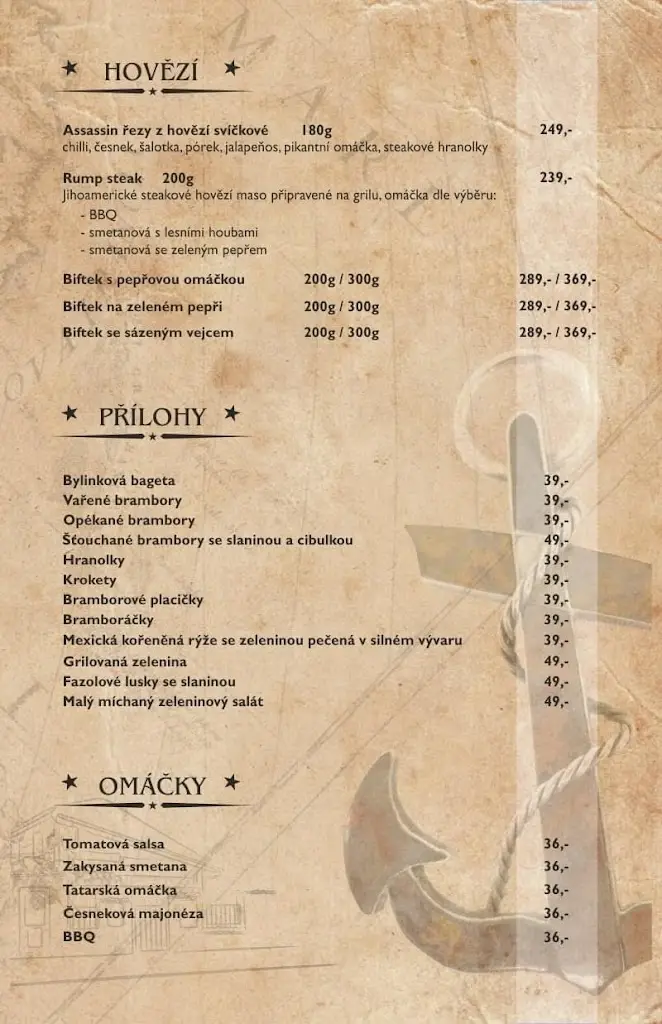 Menu_Barracuda restaurant_Kladno_immagine_3