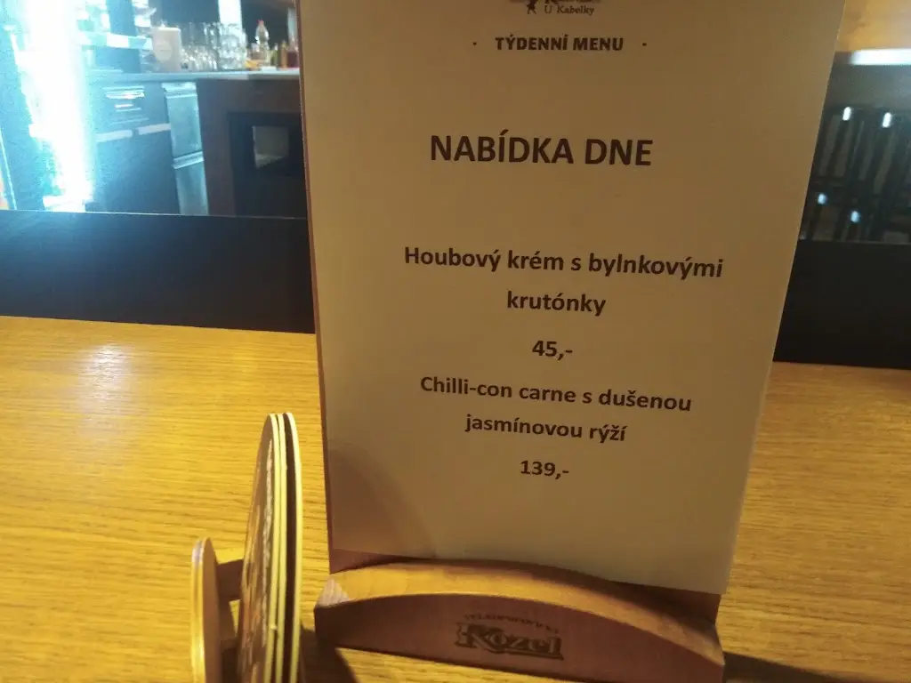 Menu_Kozlovna U Kabelky_Kladno_immagine_2