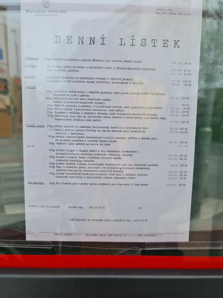 Menu_Kantýna POLDI_Kladno_image_1
