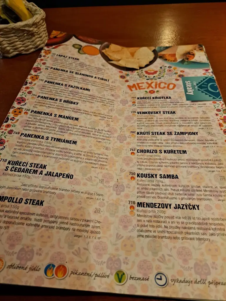 Menu_Mexická restaurace La Paz Kladno_Kladno_image_2