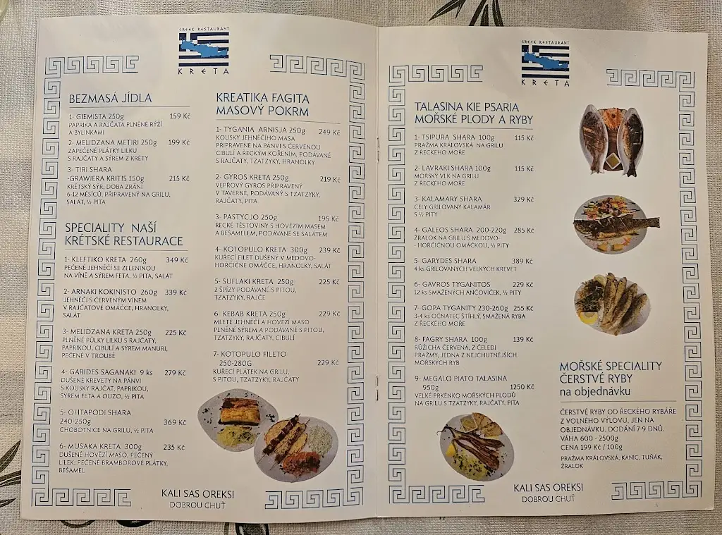 Menu_Greek restaurant Kréta_Kladno_immagine_2