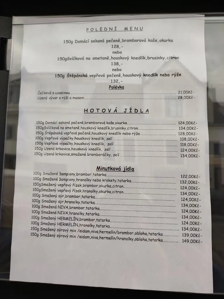 Menu_Restaurace Na Radosti_Okres Písek_image_1