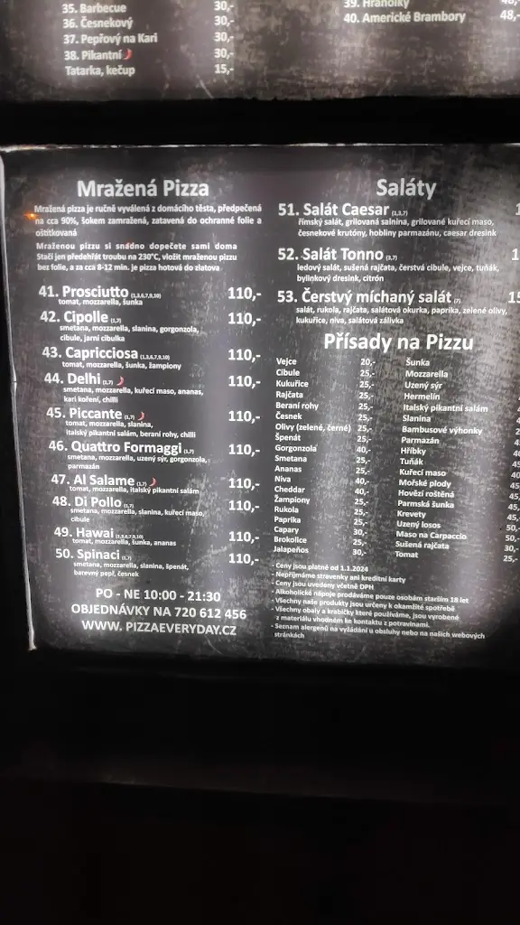 Menu_Pizza Everyday_Kostelec nad Černými Lesy_image_2