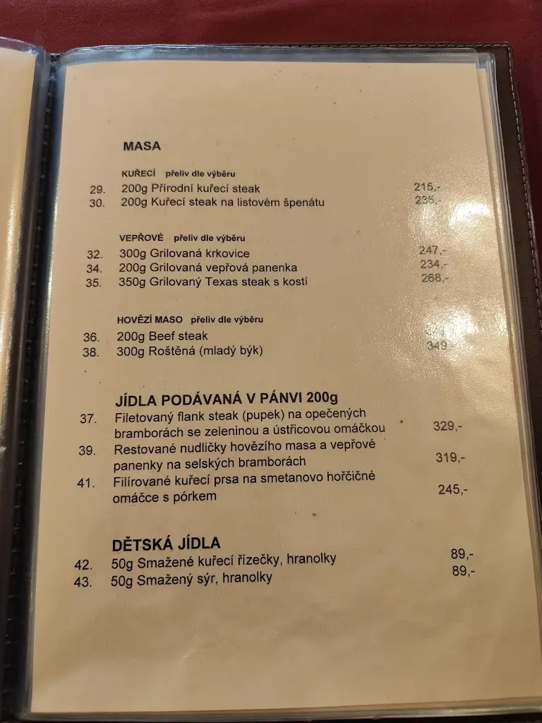 Menu_Restaurant Museum_Kostelec nad Černými Lesy_image_1