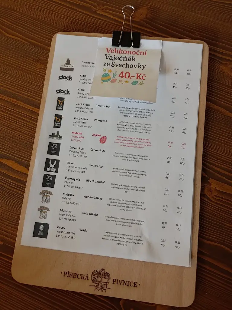 Menu_Písecká Pivnice_Okres Písek_image_4
