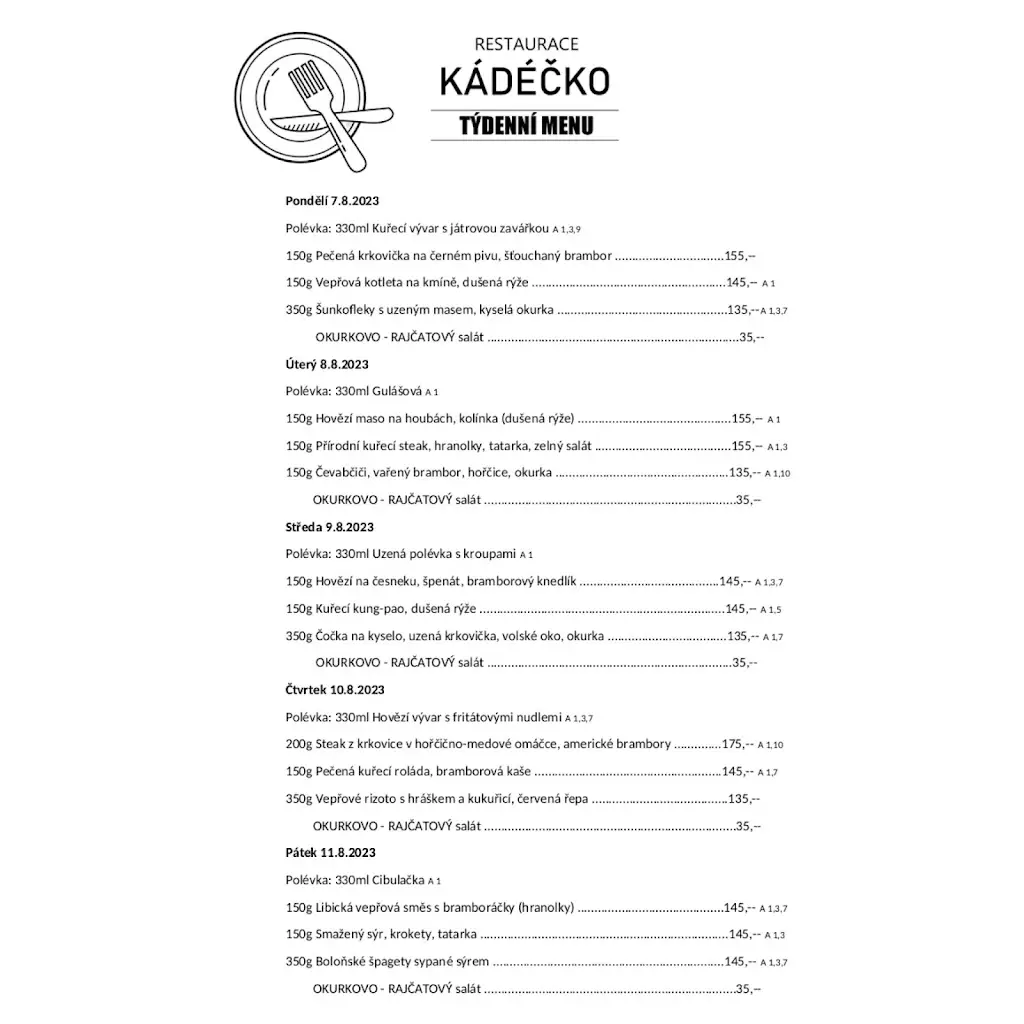 Menu_Restaurace Kádéčko Libice_Libice nad Cidlinou_image_2