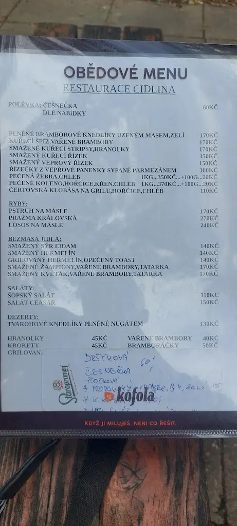 Menu_Restaurace Cidlina_Libice nad Cidlinou_image_2