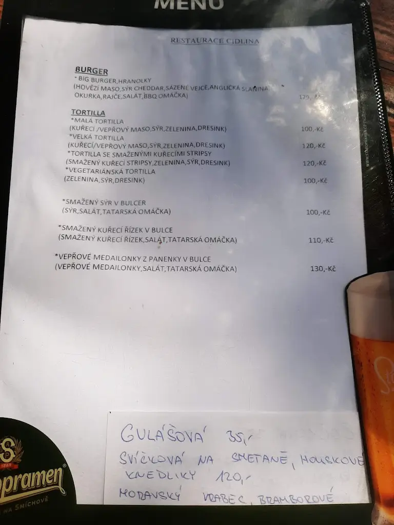 Menu_Restaurace Cidlina_Libice nad Cidlinou_image_4