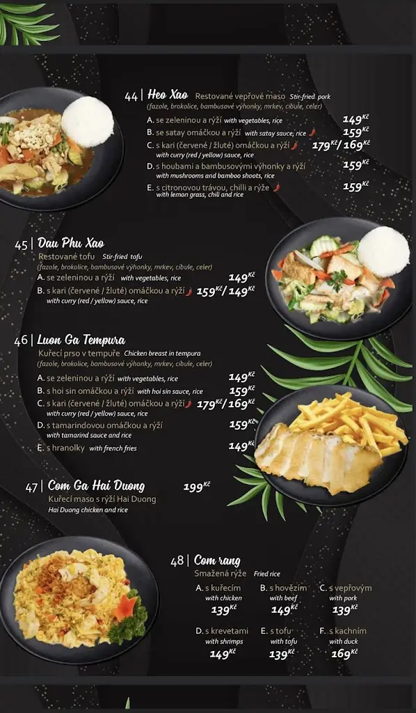 Menu_Paradise cuisine restaurant_Libčice nad Vltavou_image_2