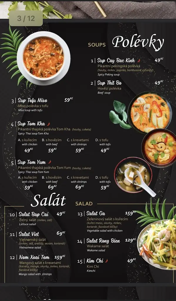Menu_Paradise cuisine restaurant_Libčice nad Vltavou_image_3
