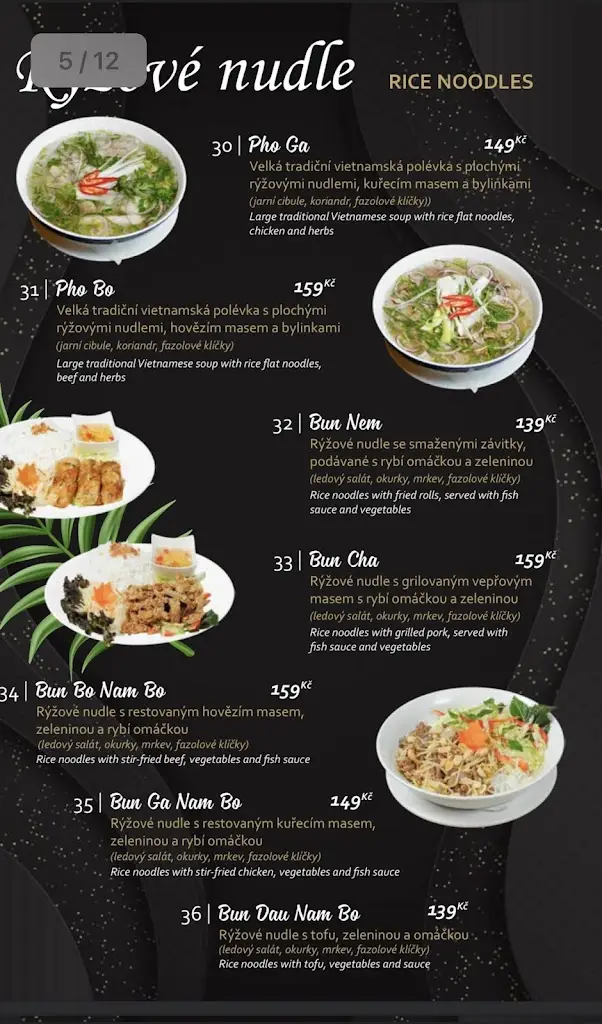 Menu_Paradise cuisine restaurant_Libčice nad Vltavou_image_4