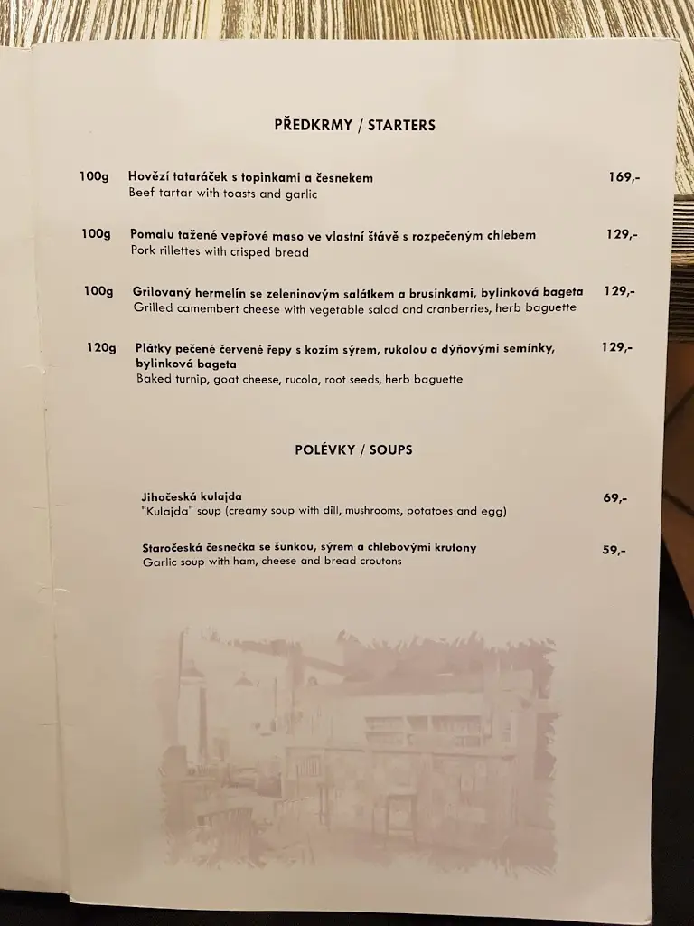 Menu_Jihočeská Hostěnice_Mladá Boleslav_image_4