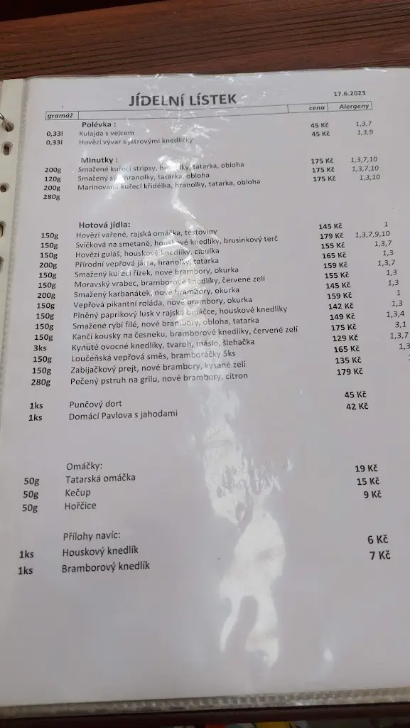 Menu_Restaurace u Otomanských & Penzion_Loučeň_image_4