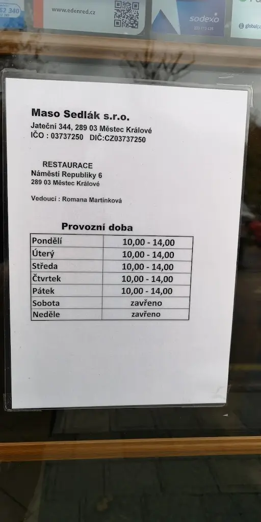 Restaurace - Maso Sedlák_Městec Králové_slider_image_2