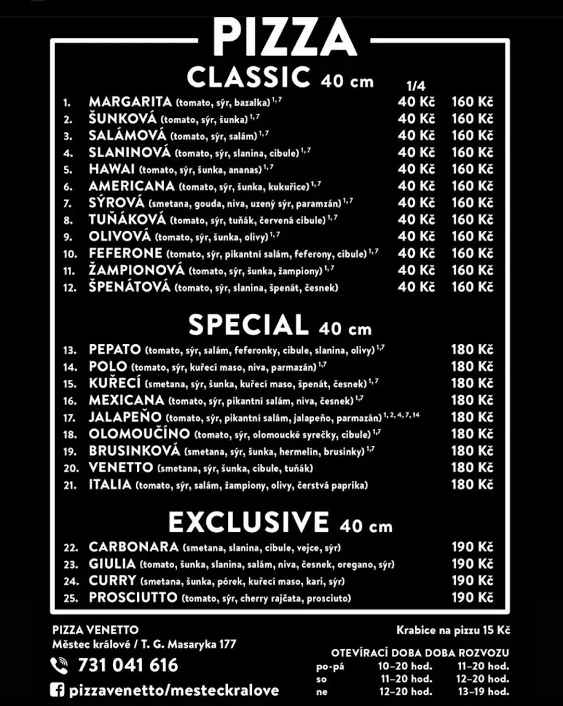 Menu_Pizza Venetto Městec králové_Městec Králové_image_3