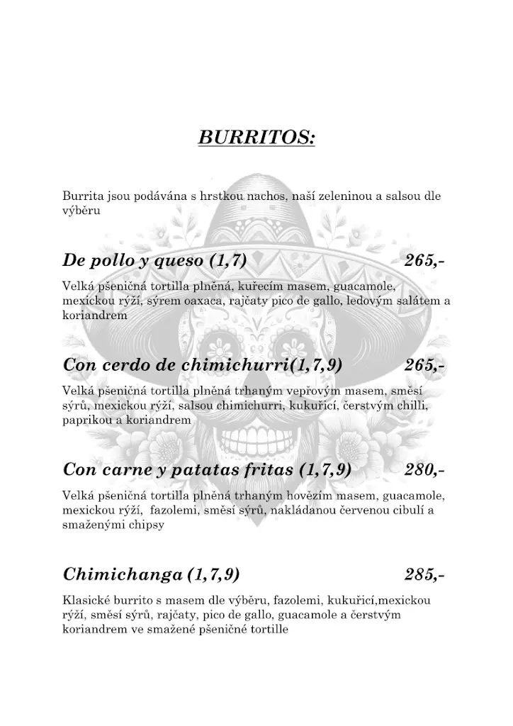 Menu_Casa De Mateo_Mělník_image_3