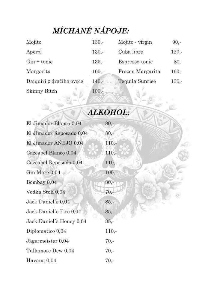 Menu_Casa De Mateo_Mělník_image_4