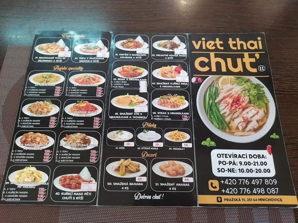 Menu_Viet-Thai Chuť II_Mnichovice_image_3
