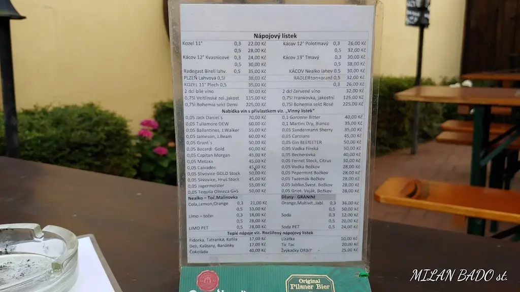 Menu_Hostinec U Nádraží_Mnichovice_immagine_3