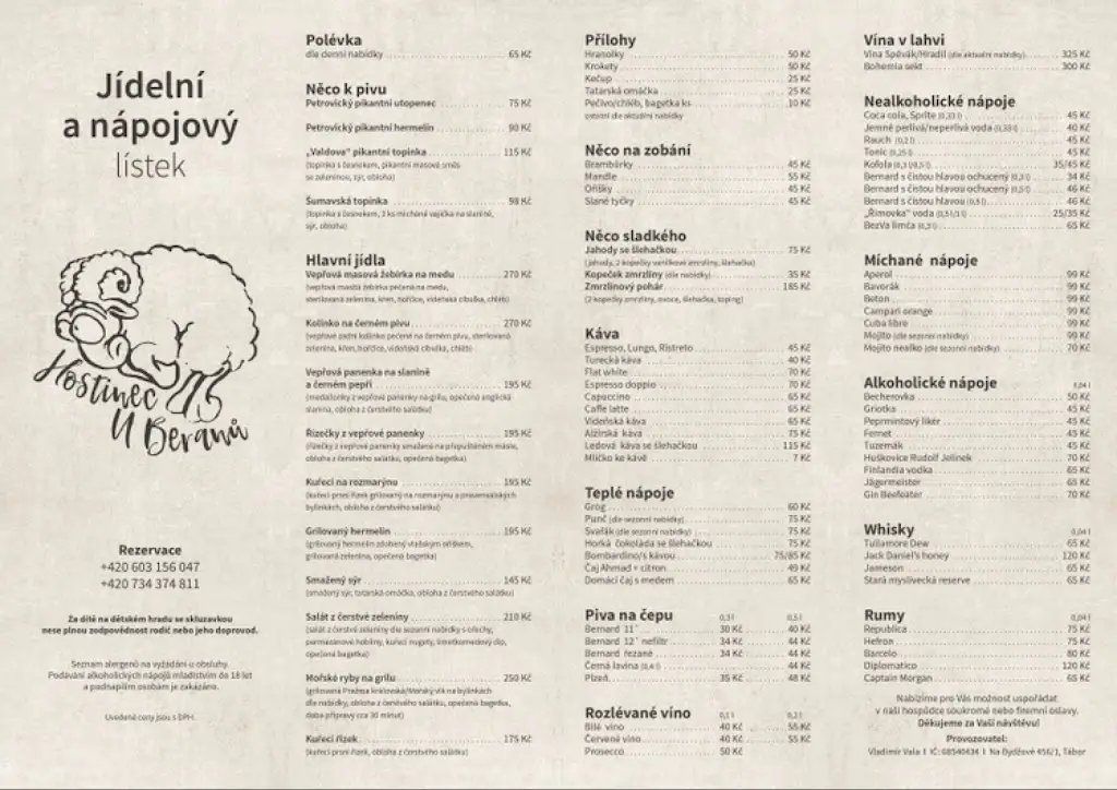 Menu_Hostinec U Beranů_Okres Tábor_image_2