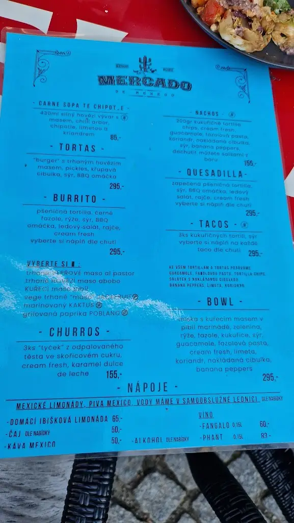 Menu_Mercado de Mexico_Okres Tábor_image_1