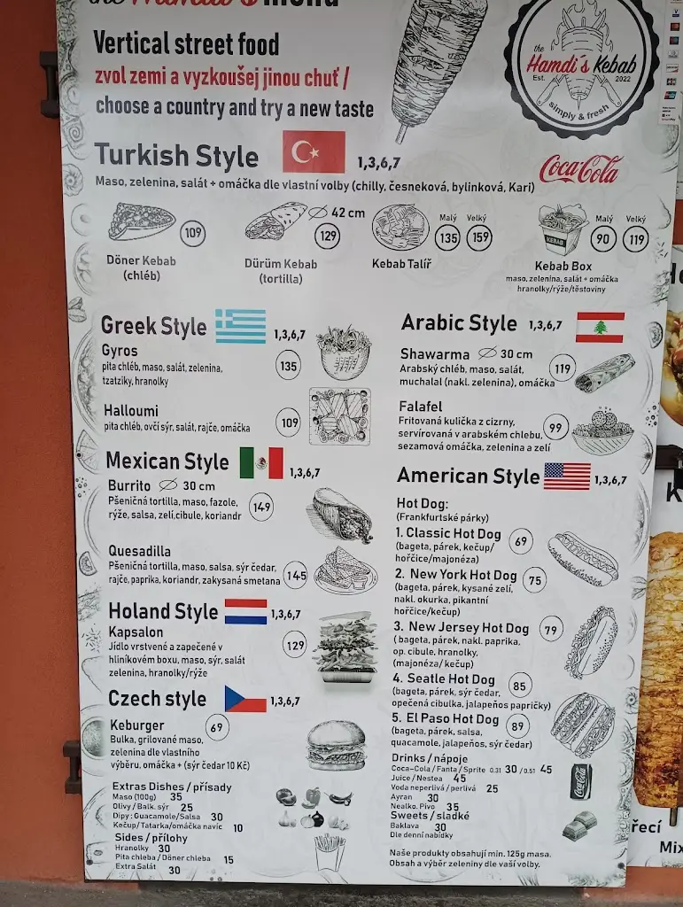 Menu_The Hamdi's Kebab / Bistro - Nehvizdy_Nehvizdy_image_1