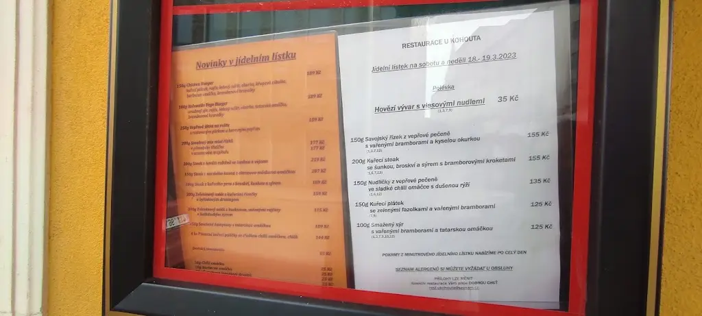 Menu_Restaurace u Kohouta_Kralupy nad Vltavou_image_2